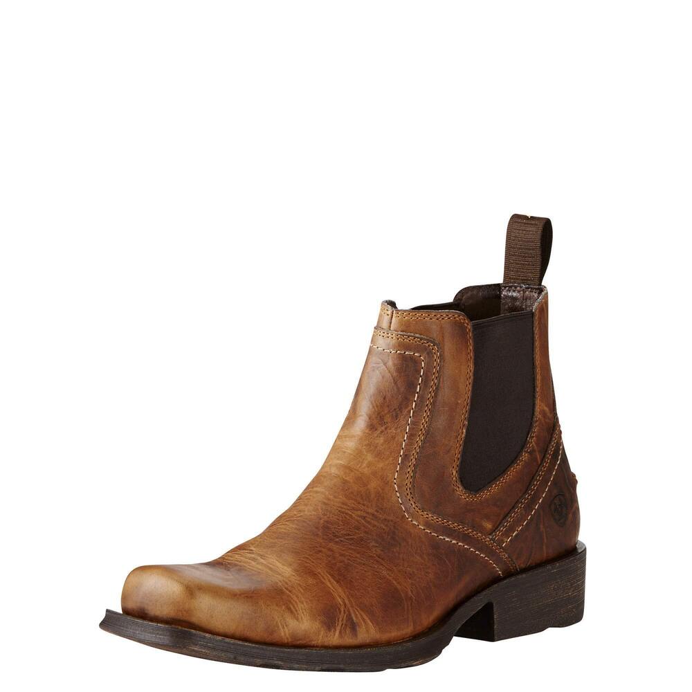 ARIAT BMVY9 Mens Midtown Rambler Boot Barn Brown 8 Wide